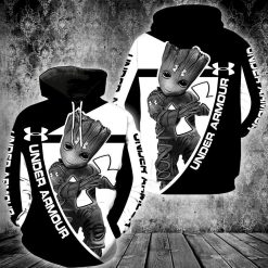 Under Armour With Groot All Over Print 3D Hoodie For Men And Women - 66e97eb4fedf