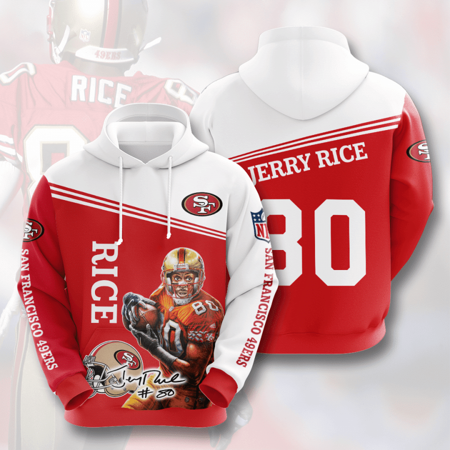 SAN FRANCISCO 49ERS Jerry Rice 3D Hoodie For Men For Women All Over Printed Hoodie - b0bbd29860d4 SAN FRANCISCO 49ERS Jerry Rice 3D Hoodie For Men For Women All Over Printed Hoodie - b0bbd29860d4