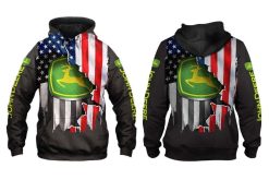 John Deer Us Flag 3D Hoodie For Men For Women All Over Printed Hoodie - add0b7953507