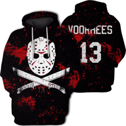 Jason Voorhees Friday The 13Th Pullover And Zip Pered Hoodies Custom 3D Graphic Printed 3D Hoodie All Over Print Hoodie For Men For Women - 9c8a43502c09