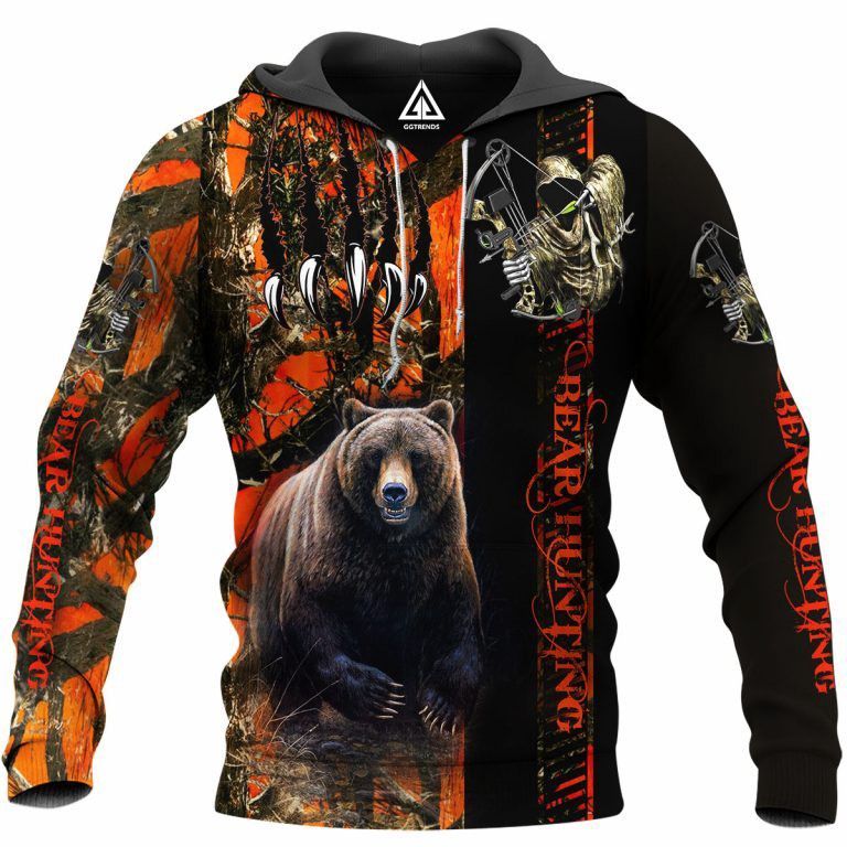Bear Hunting 3D Hoodie For Men For Women All Over Printed Hoodie - d781b201343f Bear Hunting 3D Hoodie For Men For Women All Over Printed Hoodie - d781b201343f