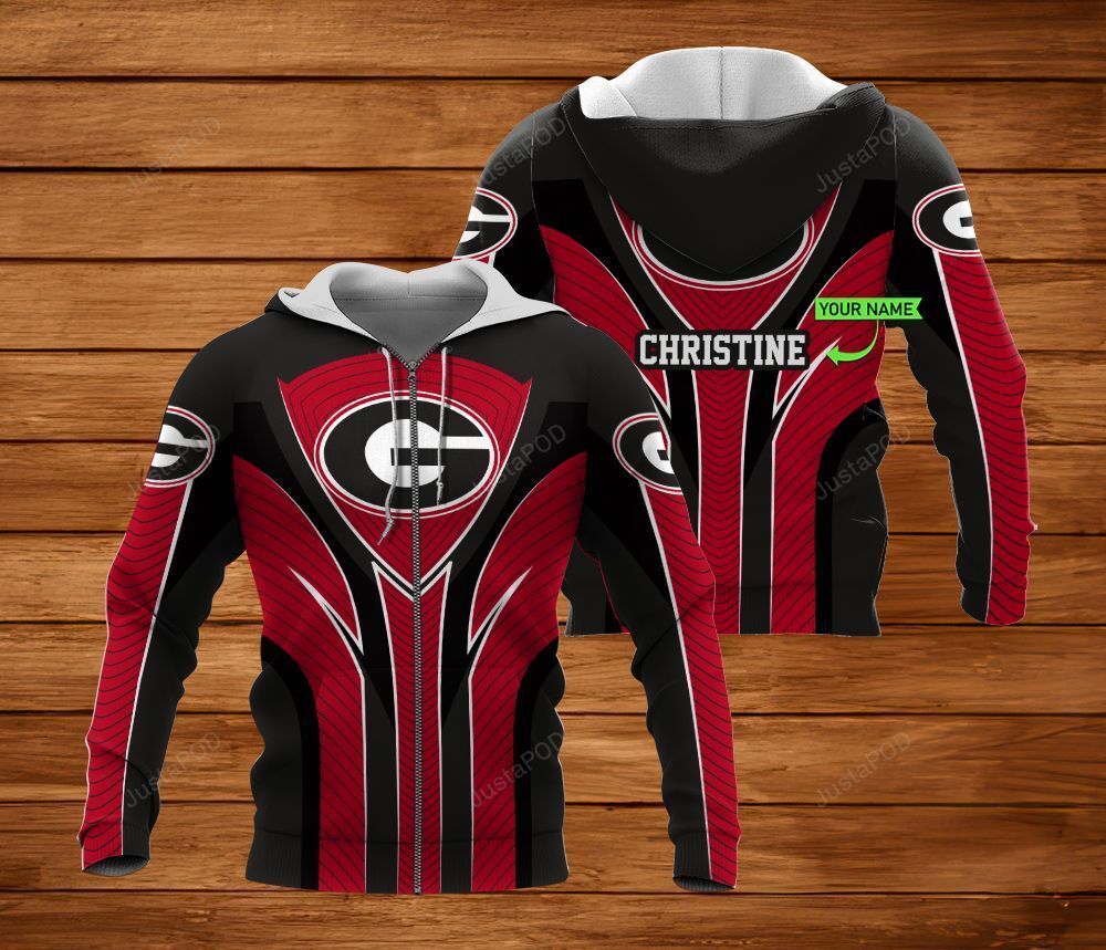Personalized 3D Hoodie Georgia Bulldogs Custom Name 3D All Over Printed Hoodie - 89cbcb47490d Personalized 3D Hoodie Georgia Bulldogs Custom Name 3D All Over Printed Hoodie - 89cbcb47490d