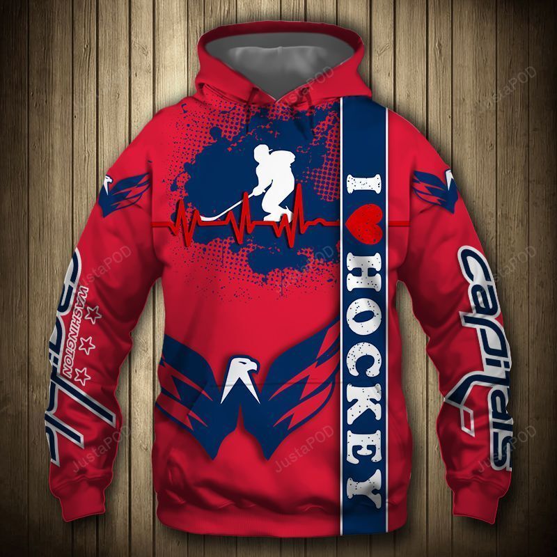 Personalized 3D Hoodie Washington Capitals NHL Custom Name 3D All Over Printed Hoodie - 5555d7c4d53e Personalized 3D Hoodie Washington Capitals NHL Custom Name 3D All Over Printed Hoodie - 5555d7c4d53e