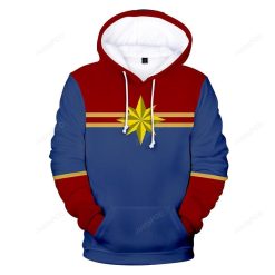 Captain Marvel 3D Hoodie For Men Women All Over 3D Printed Hoodie � Carol Danvers Pullover 3D Hoodie For Men Women All Over 3D Printed Hoodie CSOS906 - 1e89560deee7