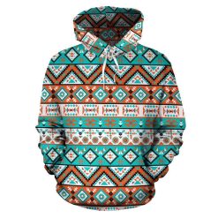 Navajo Style Print Pattern Pullover 3D Hoodie For Men Women All Over 3D Printed Hoodie - 6a419868e3f4
