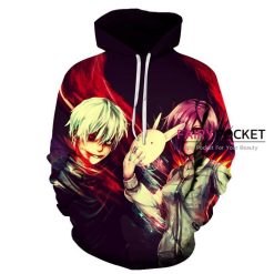 Tokyo Ghoul Ken Kaneki Touka Kirishima 3D Hoodie For Men Women All Over 3D Printed Hoodie � D - 52605e6bf16e