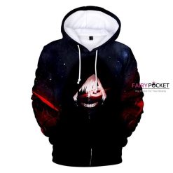 Tokyo Ghoul Ken Kaneki Black 3D Hoodie For Men Women All Over 3D Printed Hoodie - 079648cd41c0