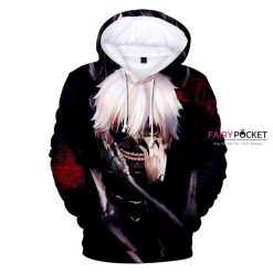 Tokyo Ghoul Ken Kaneki with Skeleton 3D Hoodie For Men Women All Over 3D Printed Hoodie - fa5ce4c693c2