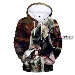 Tokyo Ghoul Ken Kaneki Touka Kirishima 3D Hoodie For Men Women All Over 3D Printed Hoodie - 4f4a1eb7f0e0