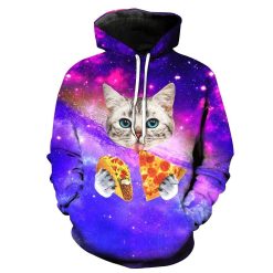 Pizza Taco Cat In Space 3D Hoodie For Men Women All Over 3D Printed Hoodie - 289f1e145d22