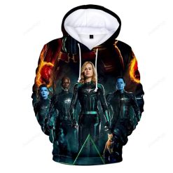 Captain Marvel 3D Hoodie For Men Women All Over 3D Printed Hoodie � Carol Danvers Pullover 3D Hoodie For Men Women All Over 3D Printed Hoodie CSOS901 - ffd587f6a4b7