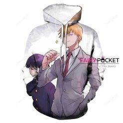 Mob Psycho 100 Arataka Reigen Shigeo Kageyama 3D Hoodie For Men Women All Over 3D Printed Hoodie - 4c7370bf9b74