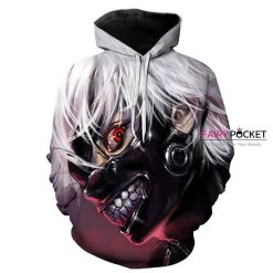 Tokyo Ghoul Ken Kaneki 3D Hoodie For Men Women All Over 3D Printed Hoodie � C - ed3fed018e9c