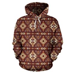 Navajo Native Color Print Pattern Pullover 3D Hoodie For Men Women All Over 3D Printed Hoodie - 5727171f7ddb