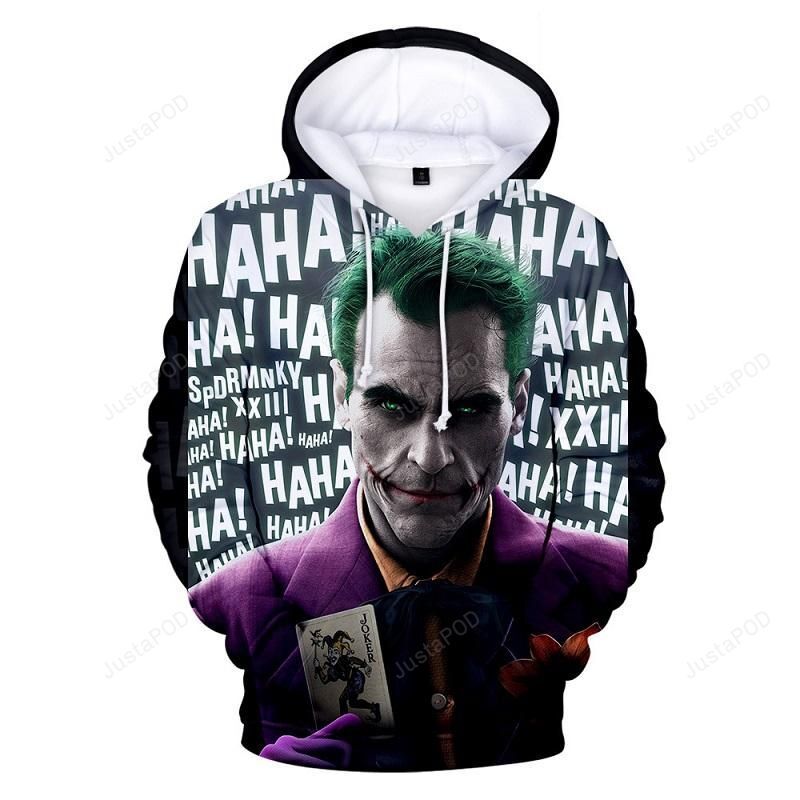 Unisex Joaquin Phoenix Joker 3D Print Long Sleeve 3D Hoodie For Men Women All Over 3D Printed Hoodie - 498cf4a54e50 Unisex Joaquin Phoenix Joker 3D Print Long Sleeve 3D Hoodie For Men Women All Over 3D Printed Hoodie - 498cf4a54e50