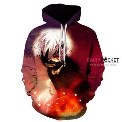 Tokyo Ghoul Ken Kaneki 3D Hoodie For Men Women All Over 3D Printed Hoodie ï¿½ M - cf995bfb0572