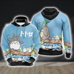 Totoro Unisex 3D Hoodie All Over Print Hoodie642 - 59da0f287358