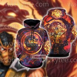 Mortal Kombat Scorpion 3D Hoodie All Over Print Hoodie382 - 61f0efb02e3e