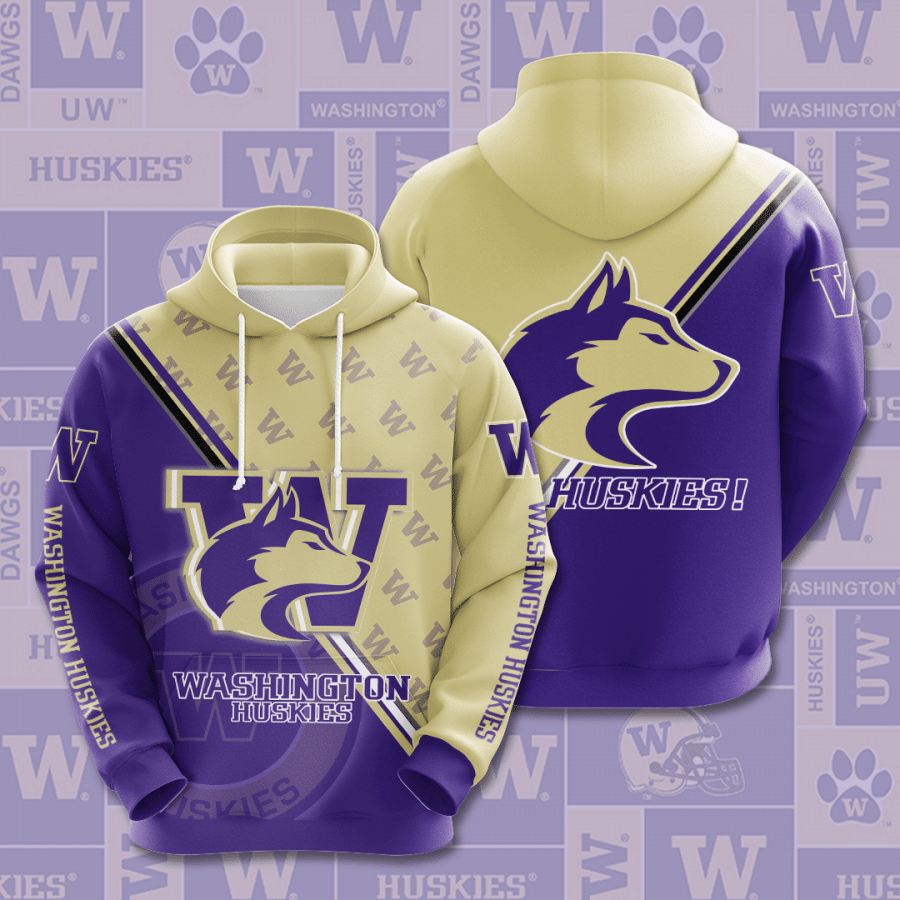 Washington Huskies 3D Hoodie - b5db4202da0c Washington Huskies 3D Hoodie - b5db4202da0c