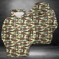 Amazing Camouflage Fish 3D Printed Hoodie/Zipper Hoodie - a10a6a881246