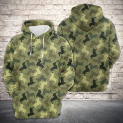 Amazing Camouflage Of Dachshund 3D Printed Hoodie/Zipper Hoodie - 2d8d8aa565cf