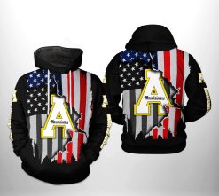 Appalachian State Mountaineers NCAA US Flag 3D Printed Hoodie/Zipper Hoodie - 6529428fbe91