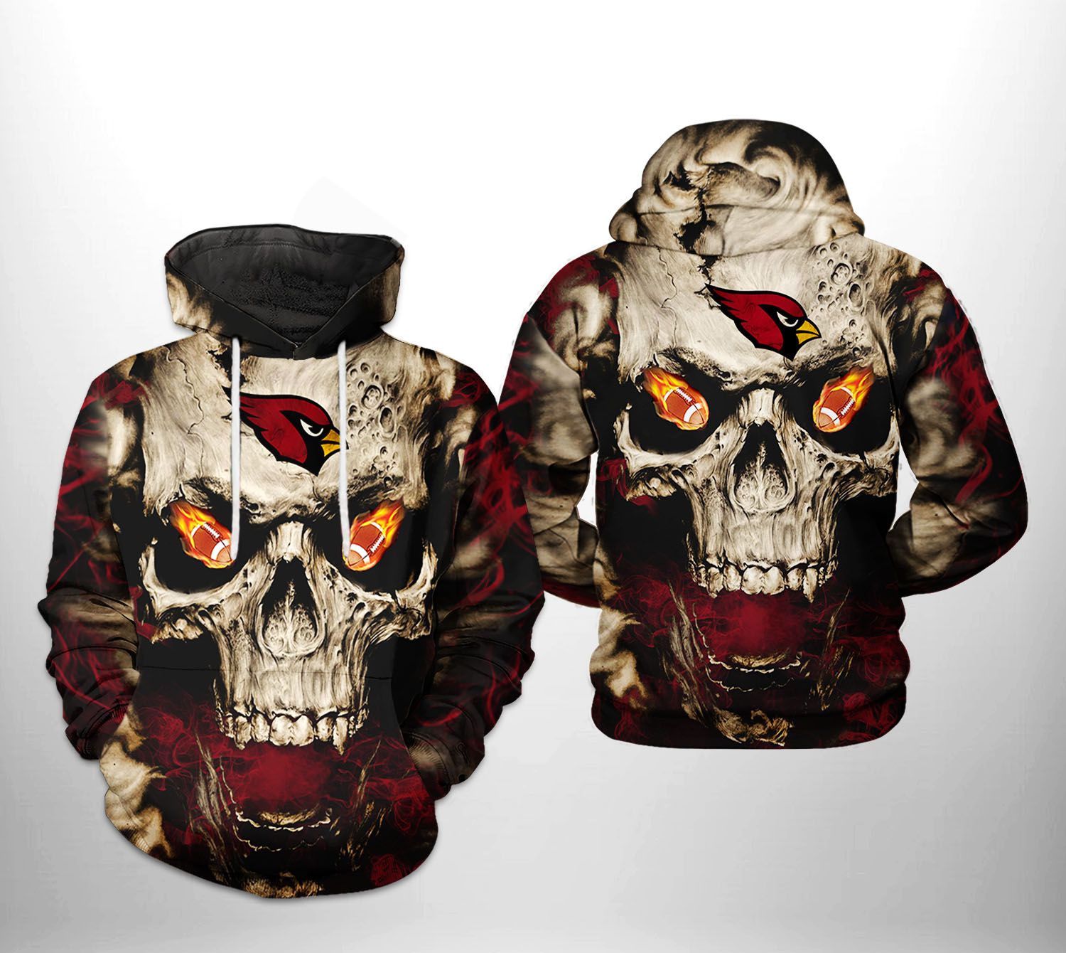 Arizona Cardinals NFL Skull Team 3D Printed Hoodie/Zipper Hoodie - 6cf66e1cd7b3 Arizona Cardinals NFL Skull Team 3D Printed Hoodie/Zipper Hoodie - 6cf66e1cd7b3