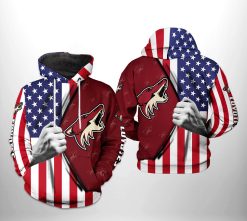 Arizona Coyotes NHL US FLag 3D Printed Hoodie/Zipper Hoodie - 7584e8f1425c