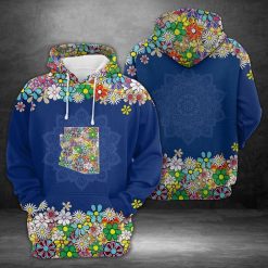 Arizona Flower 3D Printed Hoodie/Zipper Hoodie - 4fa8f067bf51