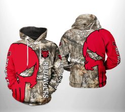 Arkansas State Red Wolfs NCAA Camo Veteran Hunting 3D Printed Hoodie/Zipper Hoodie - 08bc0c8a7a40