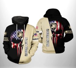 Army Black Knights NCAA US Flag Skull 3D Printed Hoodie/Zipper Hoodie - 6af078c529a2