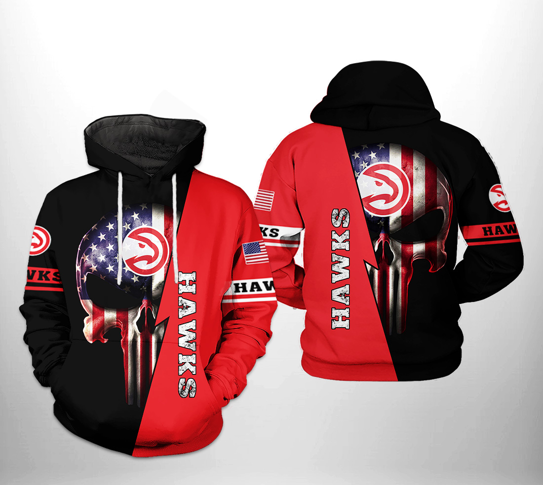 Atlanta Hawks NBA US Flag Skull Team 3D Printed Hoodie/Zipper Hoodie - b8b04ef70c76 Atlanta Hawks NBA US Flag Skull Team 3D Printed Hoodie/Zipper Hoodie - b8b04ef70c76