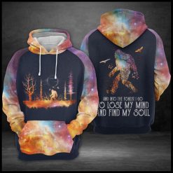 Bigfoot Forest 3D Printed Hoodie/Zipper Hoodie - 05c7be7e4e07