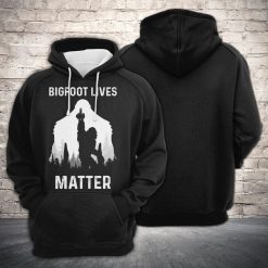 Bigfoot Lives Matter 3D Printed Hoodie/Zipper Hoodie - 5e75b5ffa477