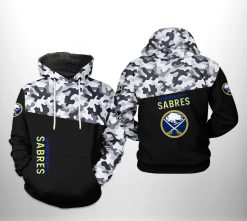 Buffalo Sabres NHL Camo Veteran 3D Printed Hoodie/Zipper Hoodie - 15f0cd386ef5