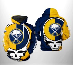 Buffalo Sabres NHL Grateful Dead 3D Printed Hoodie/Zipper Hoodie - 83972faa07ca