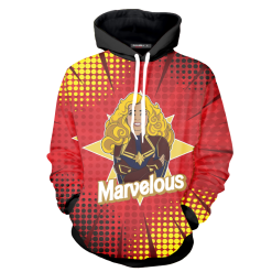 Costume Marvelous Captain Marvel 3D Printed Hoodie/Zipper Hoodie - 11154ff2a47d
