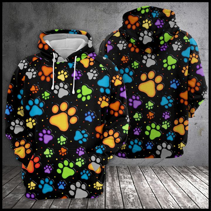 Dog Paw Prints 3D Printed Hoodie/Zipper Hoodie - 96cbf693fd8f Dog Paw Prints 3D Printed Hoodie/Zipper Hoodie - 96cbf693fd8f
