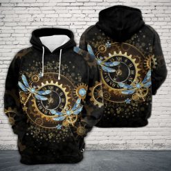Dragonfly Time Machine 3D Printed Hoodie/Zipper Hoodie - a29e31642812