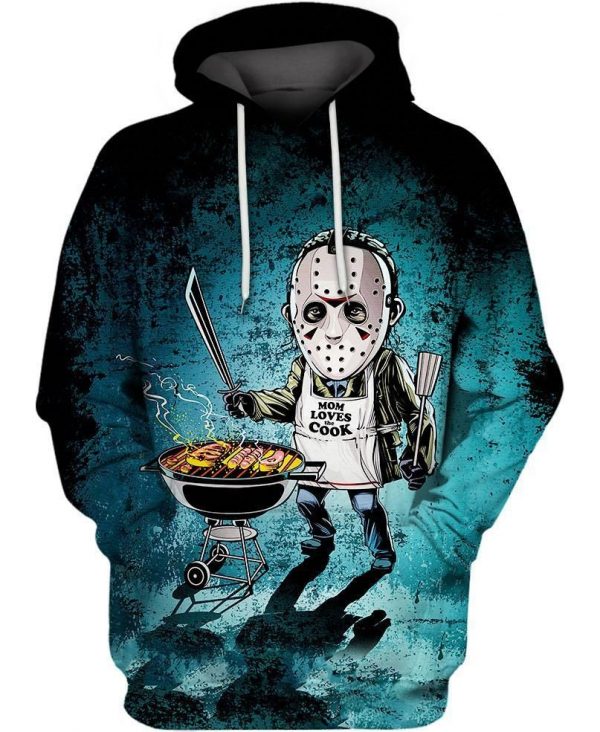 Friday The 13Th Jason Mom Loves The Cook 3D Printed Hoodie/Zipper Hoodie - 542a98bb310e Friday The 13Th Jason Mom Loves The Cook 3D Printed Hoodie/Zipper Hoodie - 542a98bb310e