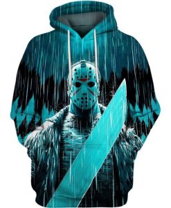 Friday The 13Th Jason Voorhees Art 3D Printed Hoodie/Zipper Hoodie - 4488dd114374