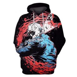 Jason Voorhees Friday the 13th Metal Rock 3D Printed Hoodie/Zipper Hoodie - 992a30a76e26