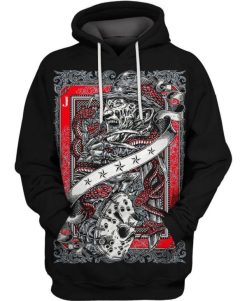 Jason Voorhees X Freddy Krueger Horror Characters 3D Printed Hoodie/Zipper Hoodie - 932d3267e6bb