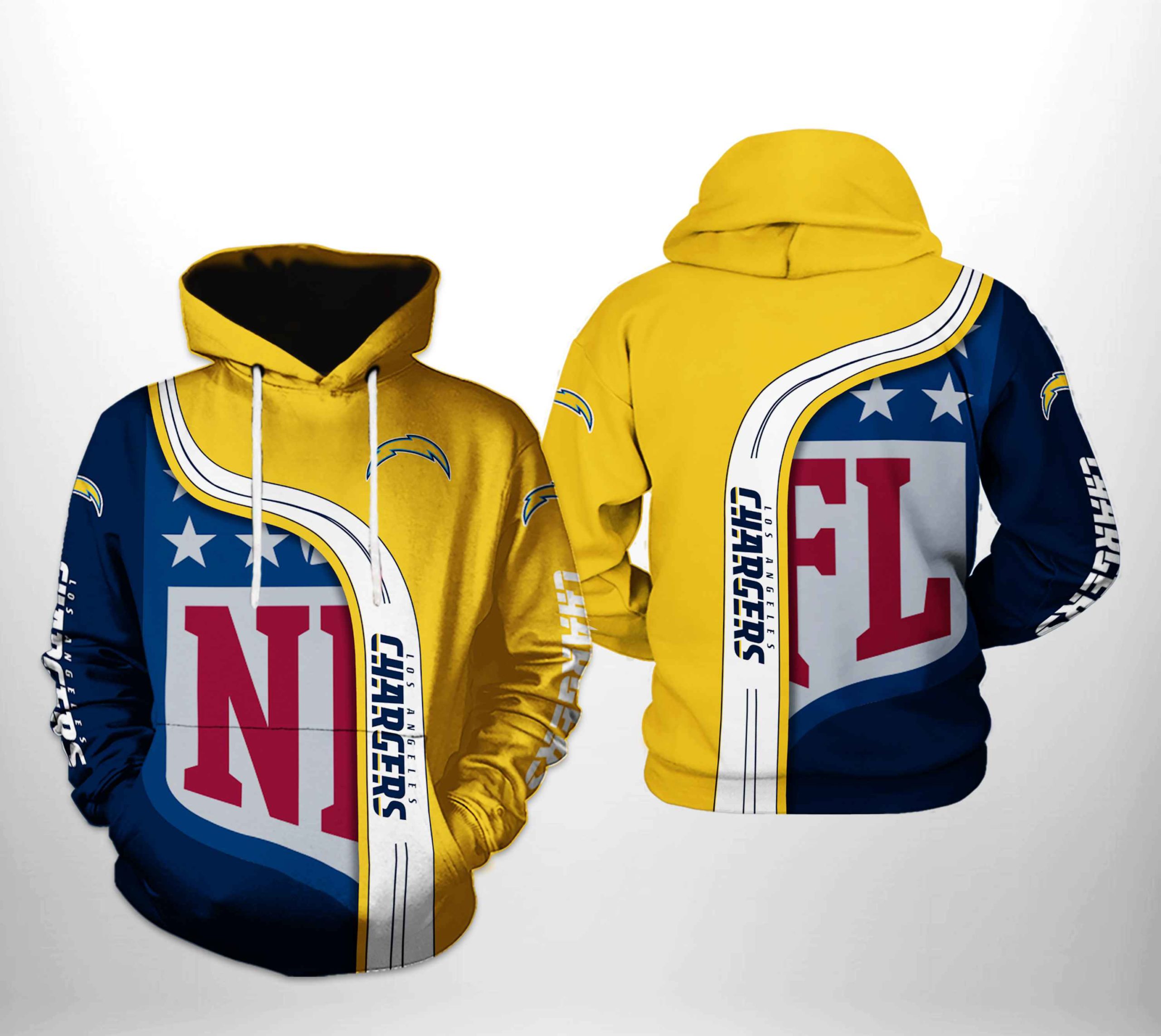 Los Angeles Chargers NFL Team 3D Printed Hoodie/Zipper Hoodie - 7b9cfbfb886c Los Angeles Chargers NFL Team 3D Printed Hoodie/Zipper Hoodie - 7b9cfbfb886c