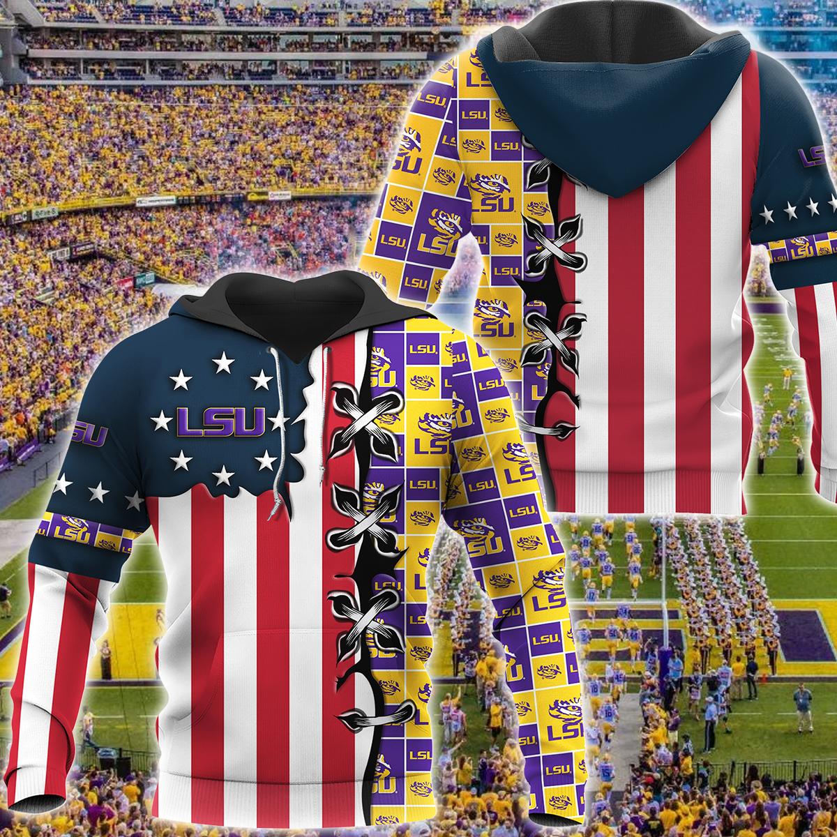 Lsu Tigers 3D Printed Hoodie/Zipper Hoodie - 679fffd71d30 Lsu Tigers 3D Printed Hoodie/Zipper Hoodie - 679fffd71d30