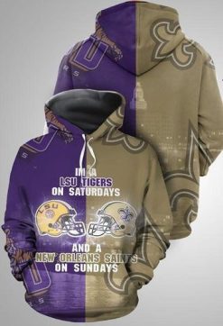 Lsu Tigers 3D Printed Hoodie/Zipper Hoodie - 7a4bbe555106