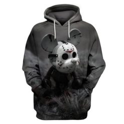 Mickey Mouse Jason Voorhees Halloween 3D Printed Hoodie/Zipper Hoodie - 37a96909e091