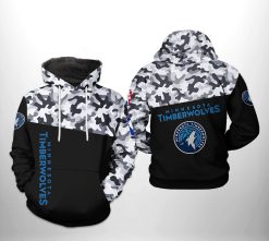 Minnesota Timberwolves NBA Camo Veteran Team 3D Printed Hoodie/Zipper Hoodie - 4a0d0389cfa7