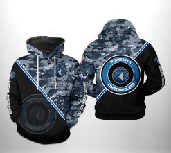 Minnesota Timberwolves NBA US Camo Team 3D Printed Hoodie/Zipper Hoodie - 71911b63b6e2