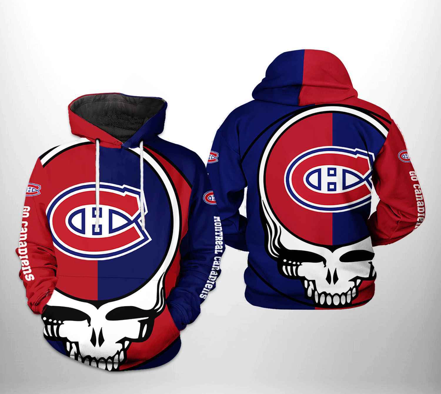 Montr?al Canadiens NHL Grateful Dead 3D Printed Hoodie/Zipper Hoodie - 5f5650f1cb4e Montr?al Canadiens NHL Grateful Dead 3D Printed Hoodie/Zipper Hoodie - 5f5650f1cb4e
